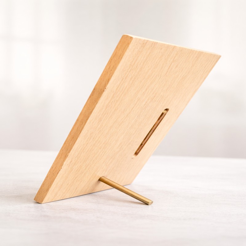 Personalized Engraved Wooden Photo Frame - Vertical  Rectangle Shape