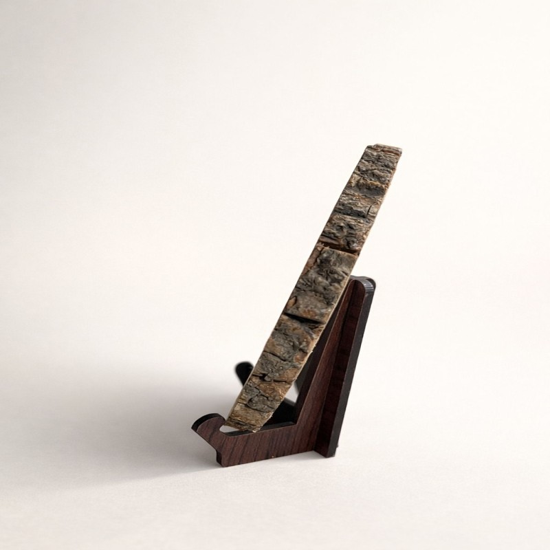 Customized Engraved Natural Wooden Frame On Mango Wood  - Round Shape