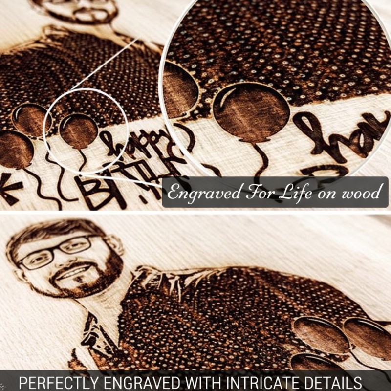 Personalized Wooden Photo Frame – Anniversary & Special Gift